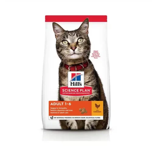 Hills food for adult cats with chicken