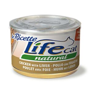 Life Cat Cans Of Chicken With Liver And Carrot Wet Food For Cats, 150g