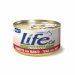 Life Cat Cans Tuna With Beef Wet Food For Cats 85g