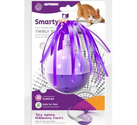 SmartyKat Twirly Top Electronic Motion Cat Toy, Battery Powered