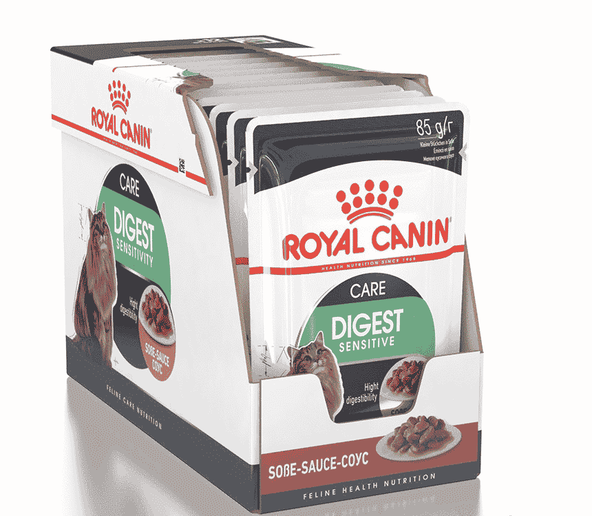 Royal Canin Wet Food Conditioners (Care Digest Sensitive) Cats for Digestive Sensitivity 85g
