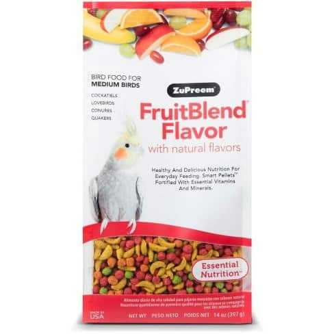 Zupreme Fruit Blend Curlew Food, Fruit Flavor, 397g