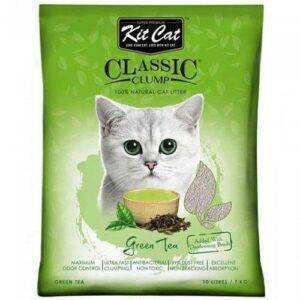 KitCat Classic Litter For Cats With The Scent Of Green Tea 10 L