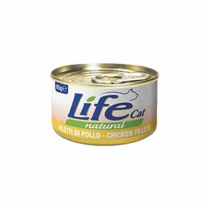 Life Cat Cans Of Chicken Fillets Wet Food For Cats, 85g