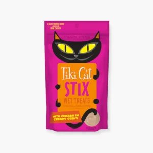 Tiki Cat Sticks Wet Cat Treats Chicken Gravy 85g