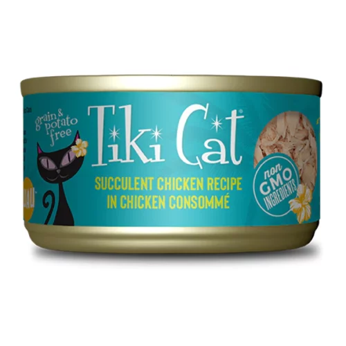 تيكي كات كولينا لوا طعام رطب للقطط بالدجاج مع المرق 85 جرام