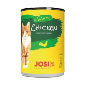 JosiCat Chicken In Sauce Wet Food For Cats, 415g