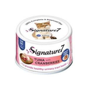 Signature7 Wet Cat Food with Tuna and Cranberries 80 g