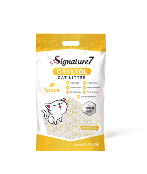 S7 Crystal Cat Litter Lemon 8L(3.4kg)