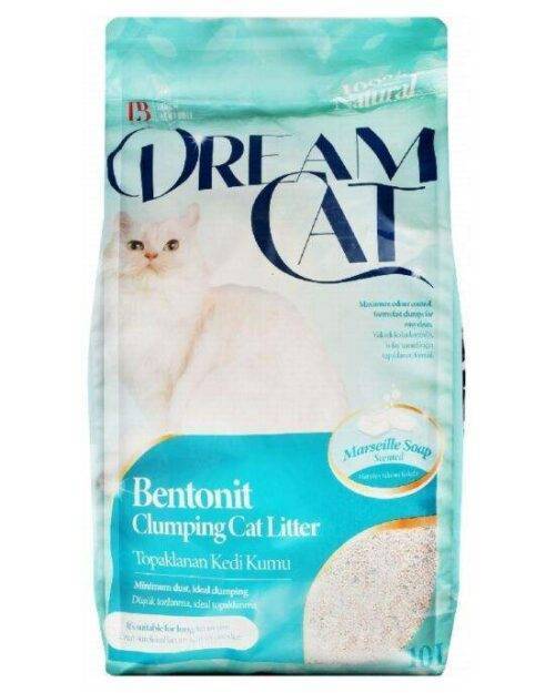 Dream Cat Bentonite Clumping Cat Litter Marseille Soap Scent 20 L