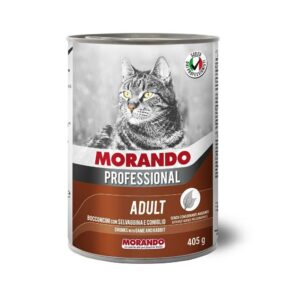 مورندو طعام رطب للقطط بقطع الارانب لقطط 405 جرام