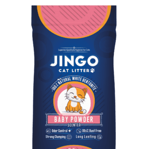 Jingo 20 Liter Baby Powder Scented Cat Litter