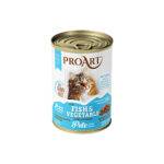 Pro Art® Wet Food For Adult Cats Fish And Vegetable 400g