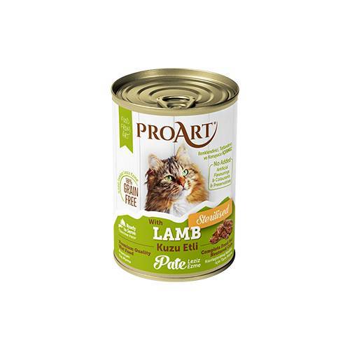 برو آرت® طعام رطب للقطط المعقمة بطعم لحم الضأن مع الجلي 400 جرام