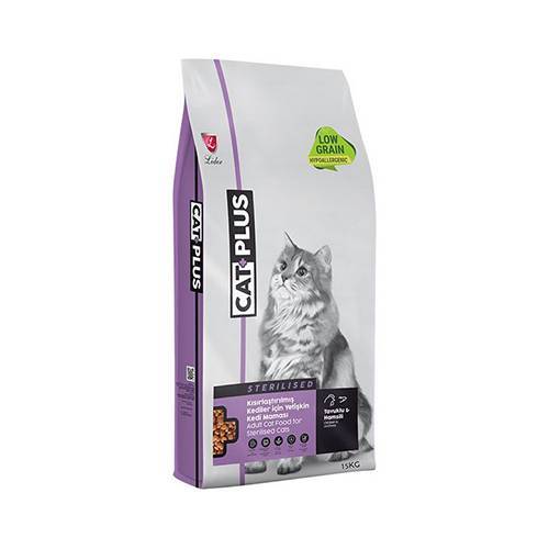 Cat Plus Dry food for sterilized cats with chicken and anchovies 15 kg