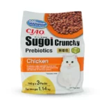 سياو سوجوي طعام جاف القطط بنكهة الدجاج 3×380 جرام
