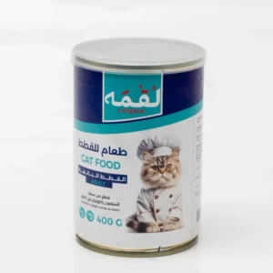 LOQMA Wet food for adult cats with salmon and shrimp in broth, 400 grams